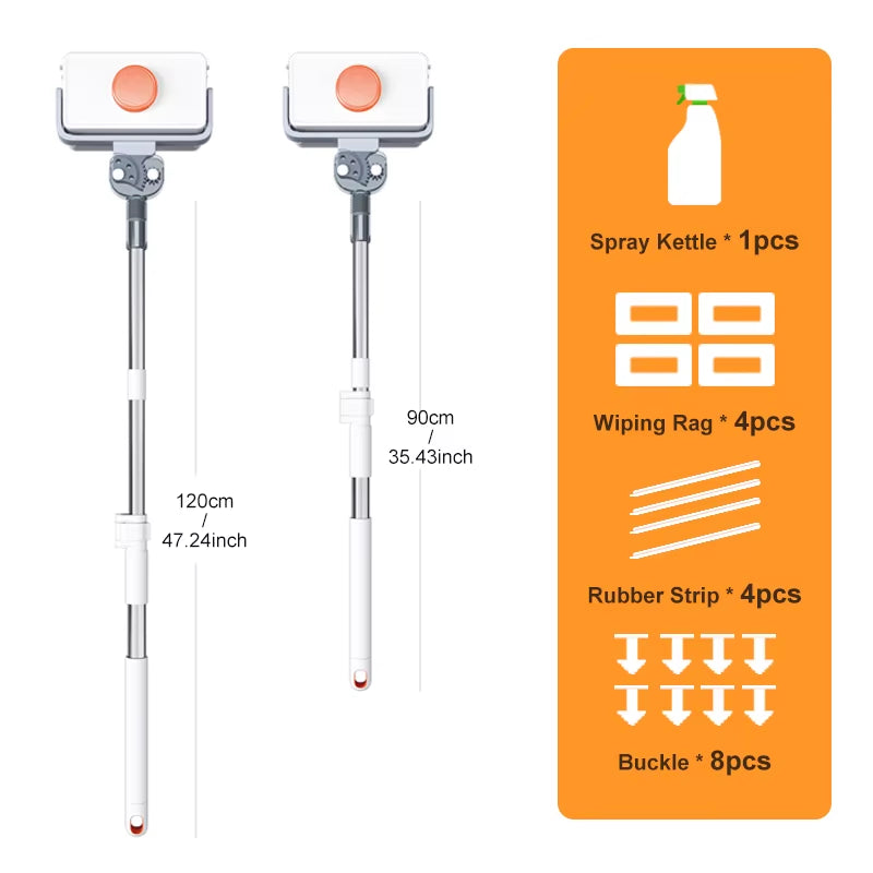Revolutionize Your Cleaning Routine with the JOYBOS Adjustable Magnetic Window Cleaner - Professional Double-Sided Tool with Telescopic Rod for Effortless Home Cleaning