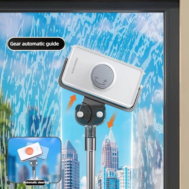 Revolutionize Your Cleaning Routine with the JOYBOS Adjustable Magnetic Window Cleaner - Professional Double-Sided Tool with Telescopic Rod for Effortless Home Cleaning